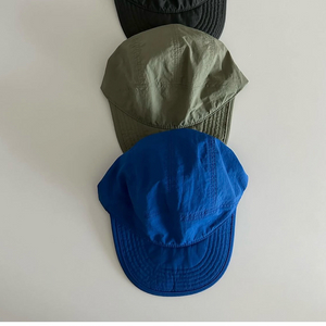 시우하루 카본 캡 블루 키즈 모자 유아 이미지