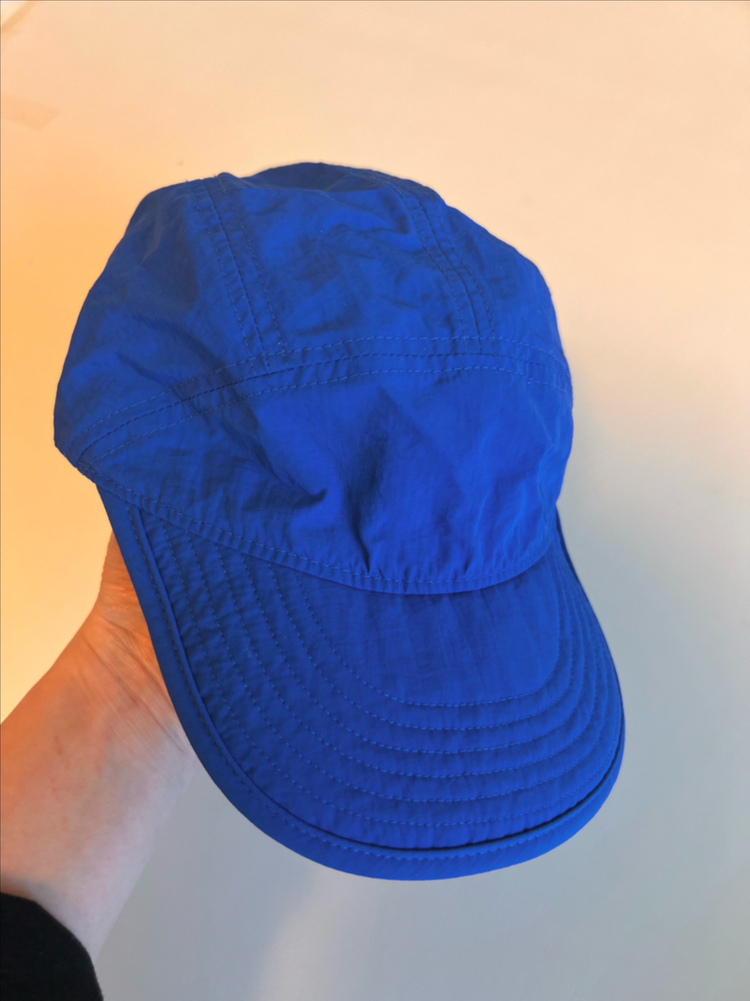 시우하루 카본 캡 블루 키즈 모자 유아 이미지