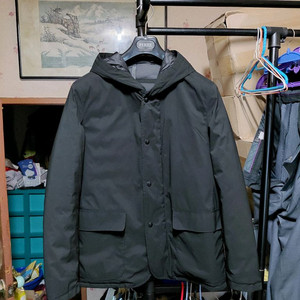 [마시모두띠]발수,방풍 초경량 덕다운 후드 패딩 100사이즈 이미지