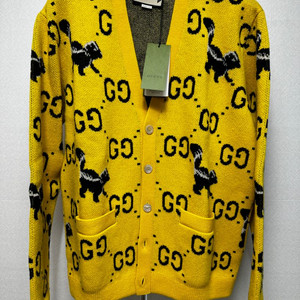 구찌 오버핏 점보GG 스컹크 가디건 국내매장판..새상품 이미지