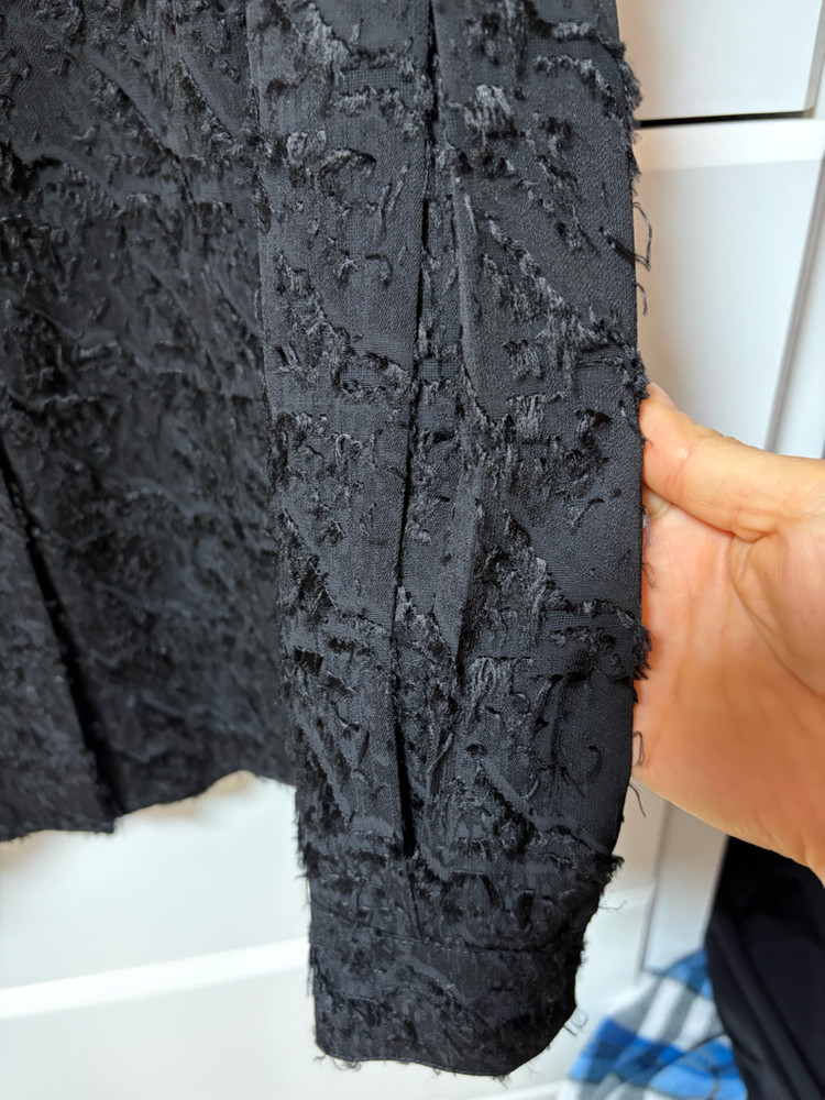 바니스뉴욕 필립페더 블라우스 블랙 66 택채 새상품 이미지