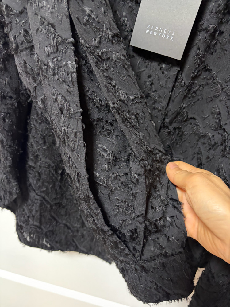 바니스뉴욕 필립페더 블라우스 블랙 66 택채 새상품 이미지