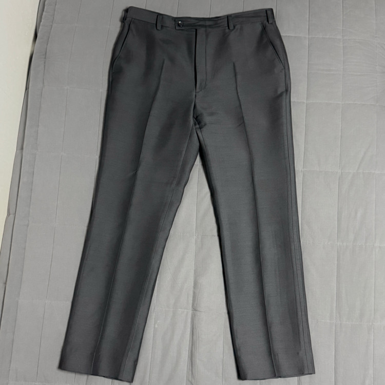 LEMETEQUE 르메테크 블랙 울 실크 더블 슈트 셋업 105 사이즈 이미지