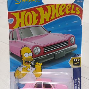 핫휠 호머 심슨가족 핑크 패밀리카 다이캐스트 초레어템 미개봉 새상품 이미지