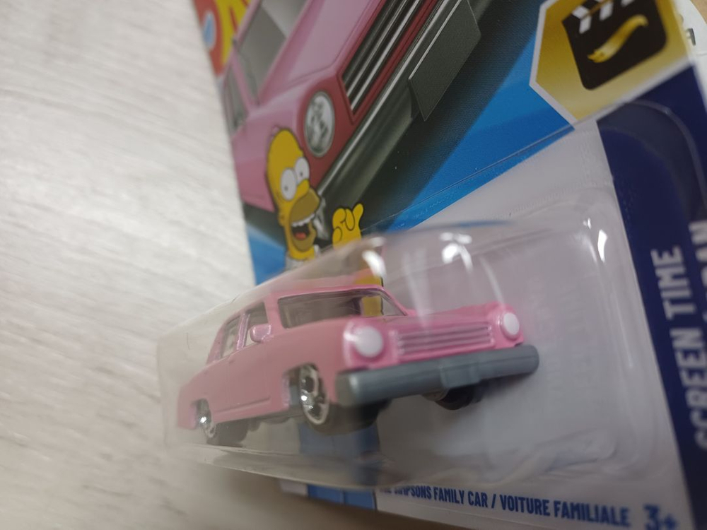 핫휠 호머 심슨가족 핑크 패밀리카 다이캐스트 초레어템 미개봉 새상품 이미지