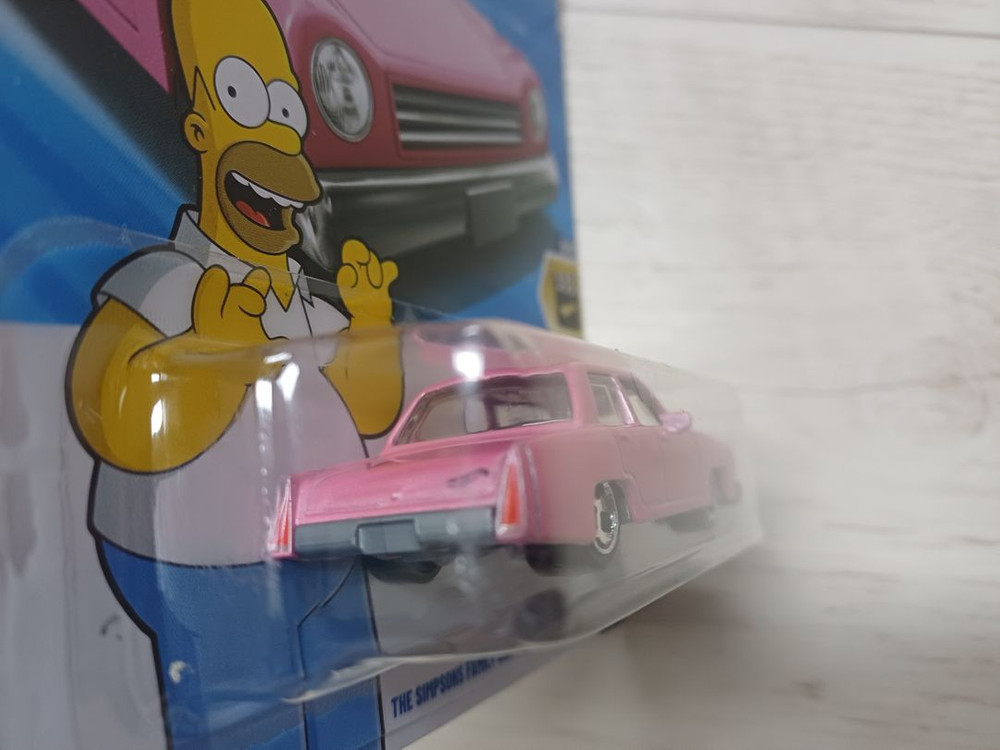 핫휠 호머 심슨가족 핑크 패밀리카 다이캐스트 초레어템 미개봉 새상품 이미지