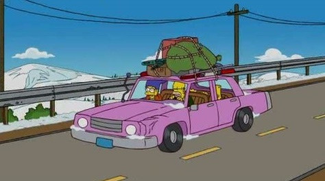 핫휠 호머 심슨가족 핑크 패밀리카 다이캐스트 초레어템 미개봉 새상품 이미지