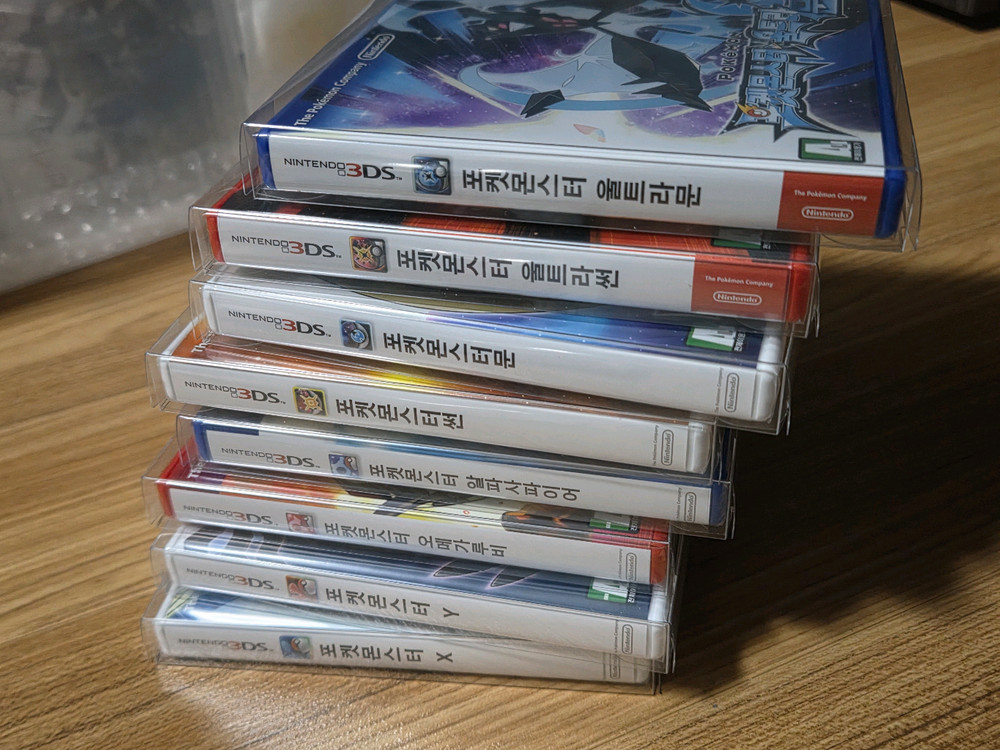 닌텐도 3DS 포켓몬 시리즈 미개봉 일괄 판매 이미지