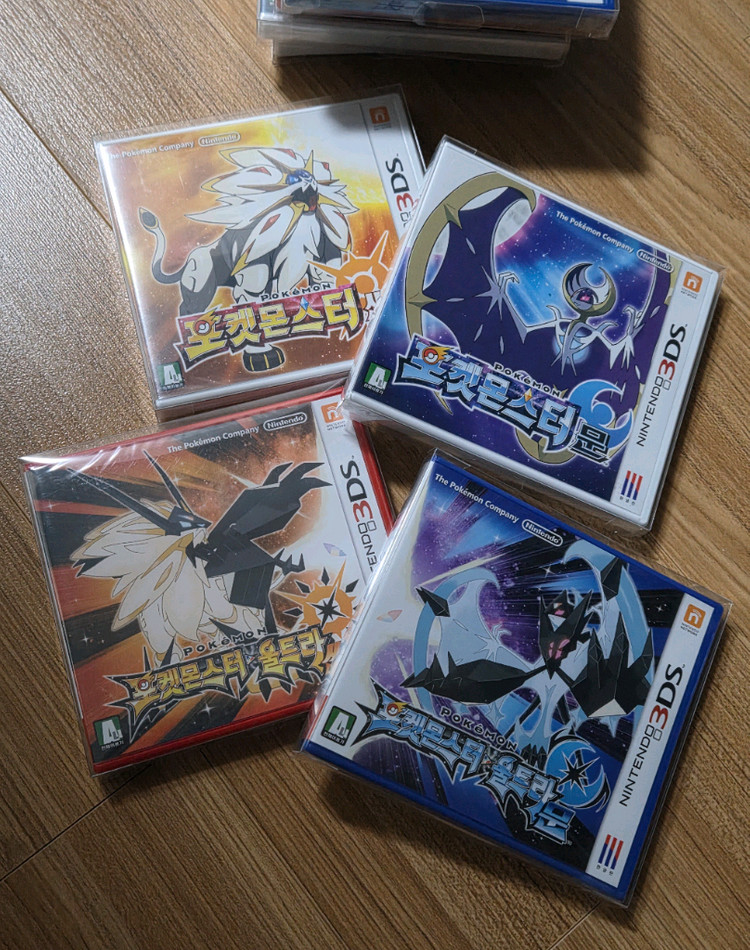 닌텐도 3DS 포켓몬 시리즈 미개봉 일괄 판매 이미지