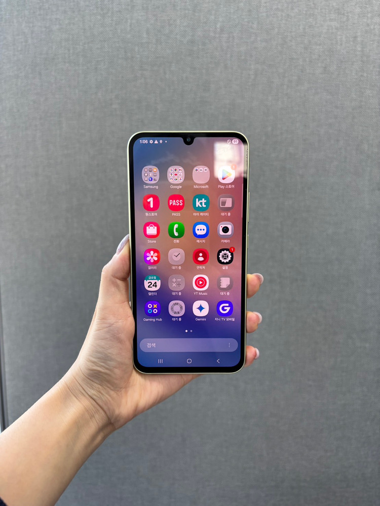 삼성 갤럭시 A34 5G 128gb 어썸라임／ 중고폰업무폰저가폰세컨폰공기계게임폰효도폰게임폰알뜰폰 이미지