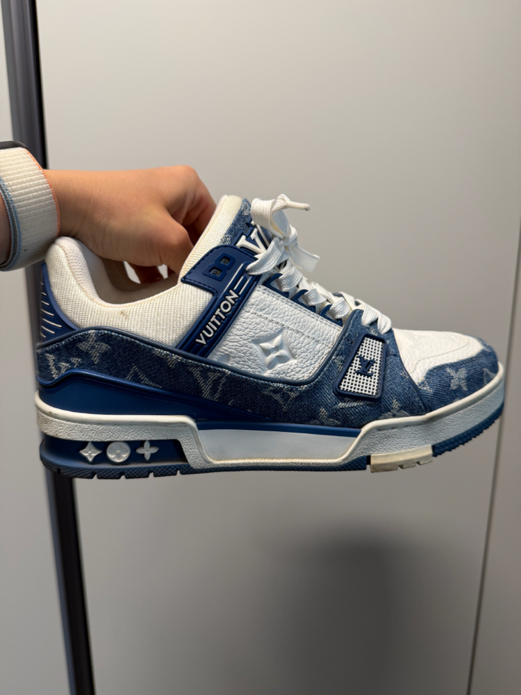 루이비통 LV 트레이너 데님 스니커즈 사이즈 이미지