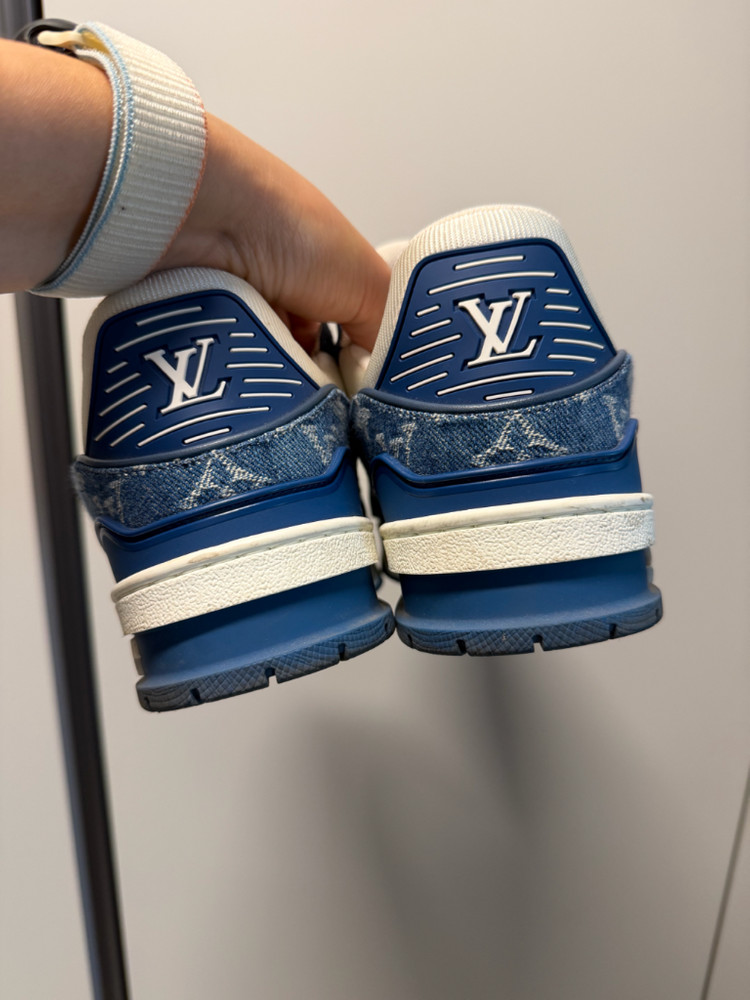 루이비통 LV 트레이너 데님 스니커즈 사이즈 이미지