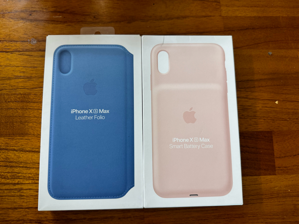 아이폰 xs max 가죽폴리오 + 스마트배터리케이스(고장) 이미지