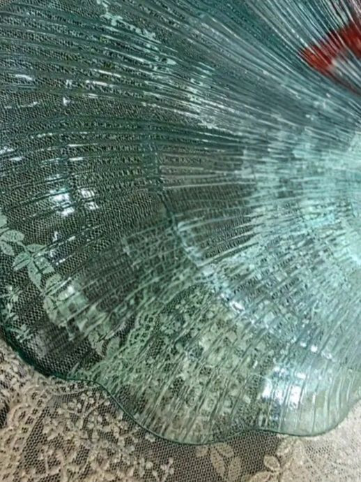 쉘 유리접시 빈티지접시 소품플레이트 이미지