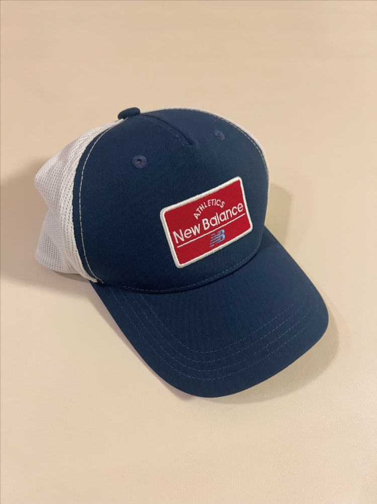 뉴발란스 키즈 레터 매쉬 볼캡 모자 이미지