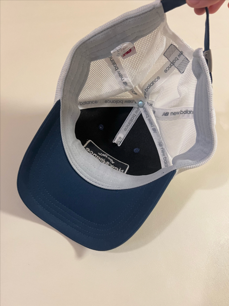 뉴발란스 키즈 레터 매쉬 볼캡 모자 이미지