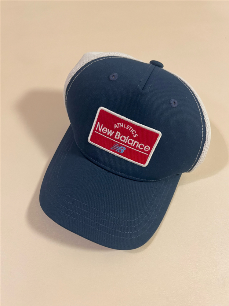 뉴발란스 키즈 레터 매쉬 볼캡 모자 이미지