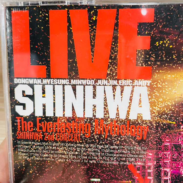 [중고음반/CD] 신화 SHINHWA 2nd 라이브 콘서트 The Everlasting Mythology (2CD) 이미지