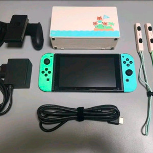 닌텐도 스위치 동물의 숲 에디션 배터리개선판 신형 이미지