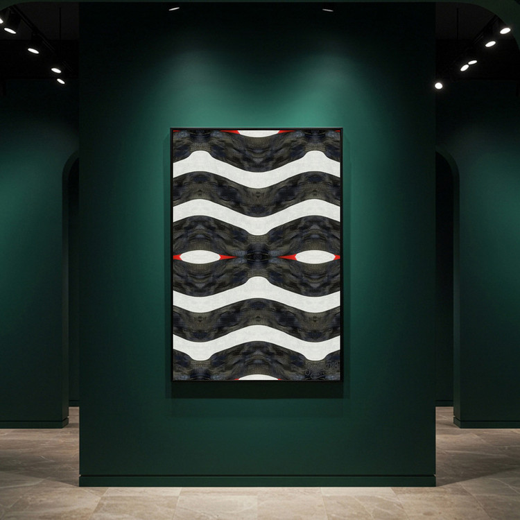 그림 액자 팝아트 인테리어소품 추상화그림 침묵의 진동 대형 모던아트 거실액자 카페 장식용 고급스러운 디자인 액자 이미지