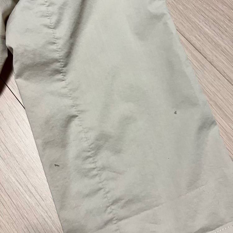 22년 빈폴레이디스 바스락 셔츠형 자켓 베이지 코튼 나일론 경량 바람막이 간절기 점퍼 이미지