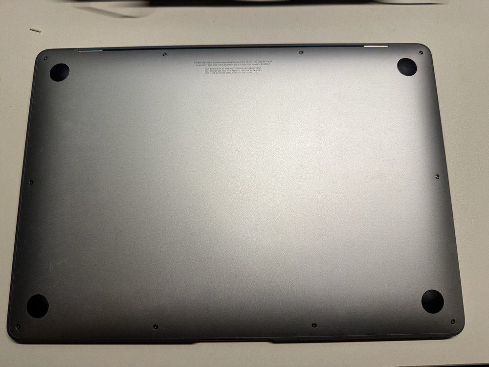 맥북 에어실버 m1 8gb 256gb 배터리효율 100프로 이미지