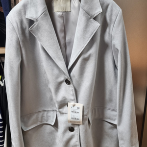 로엠 테일러드 스웨이드 자켓 RMJKG12R21 라이트블루 L사이즈 이미지