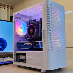 (S급)라이젠5-2600X,사파이어RX580*8GB, 램16GB램 컴퓨터 본체 이미지