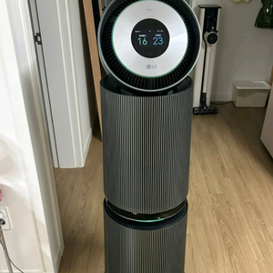 # LG 엘지 오브제 공기청정기 2단 360도 공기청정 공청기 - 상태 좋음 이미지