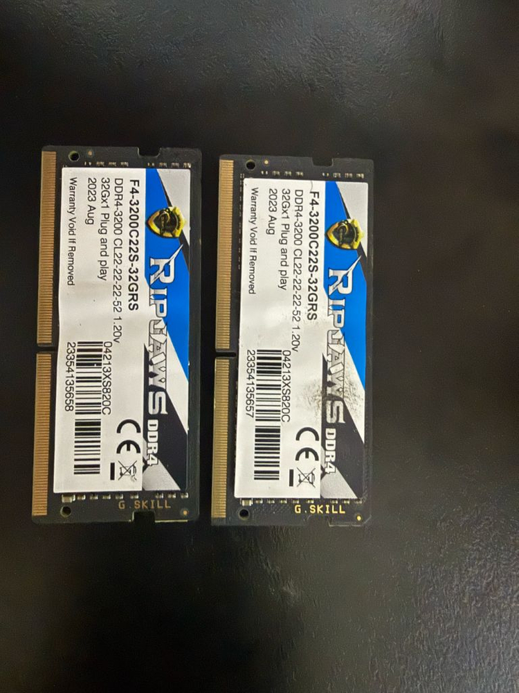 ddr4 3200 32gb 노트북램 이미지