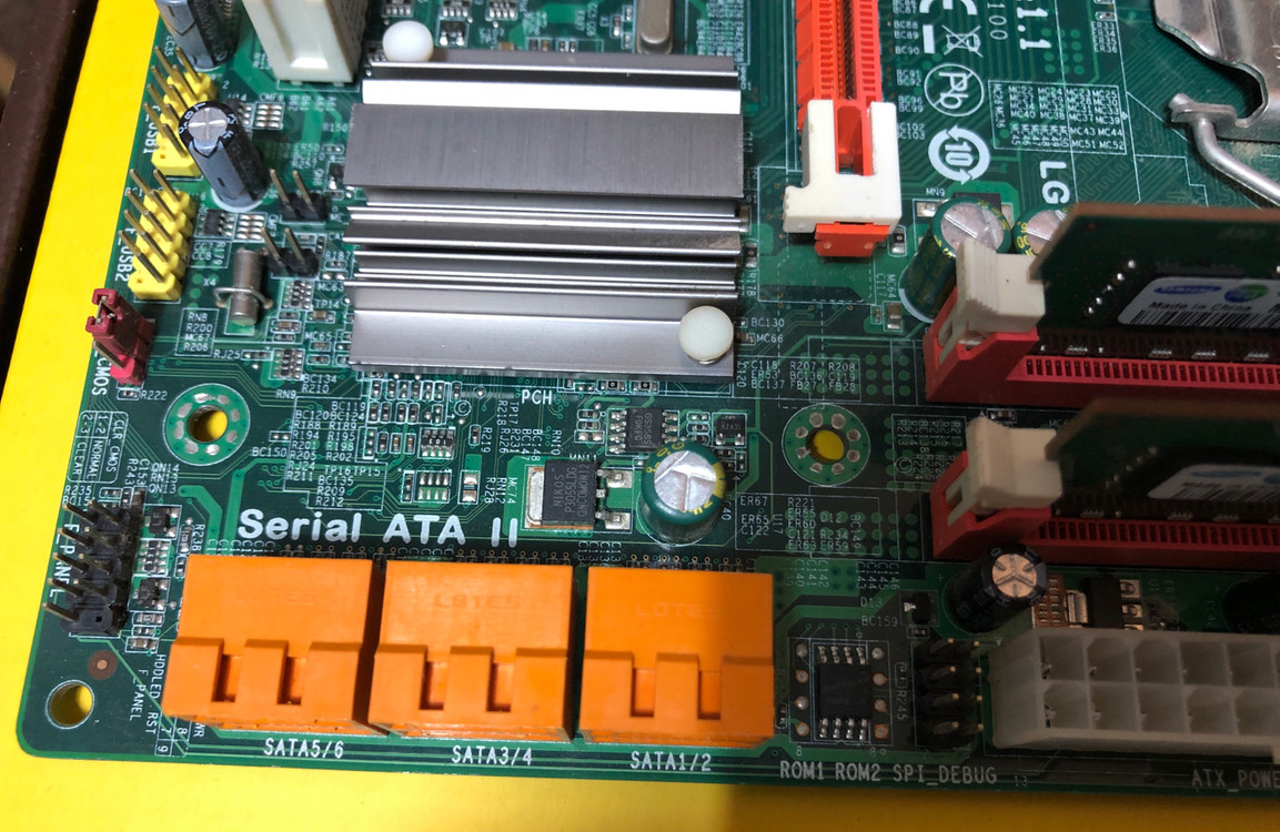 부품용 ECS H55H-M 메인보드 LGA1156 이미지