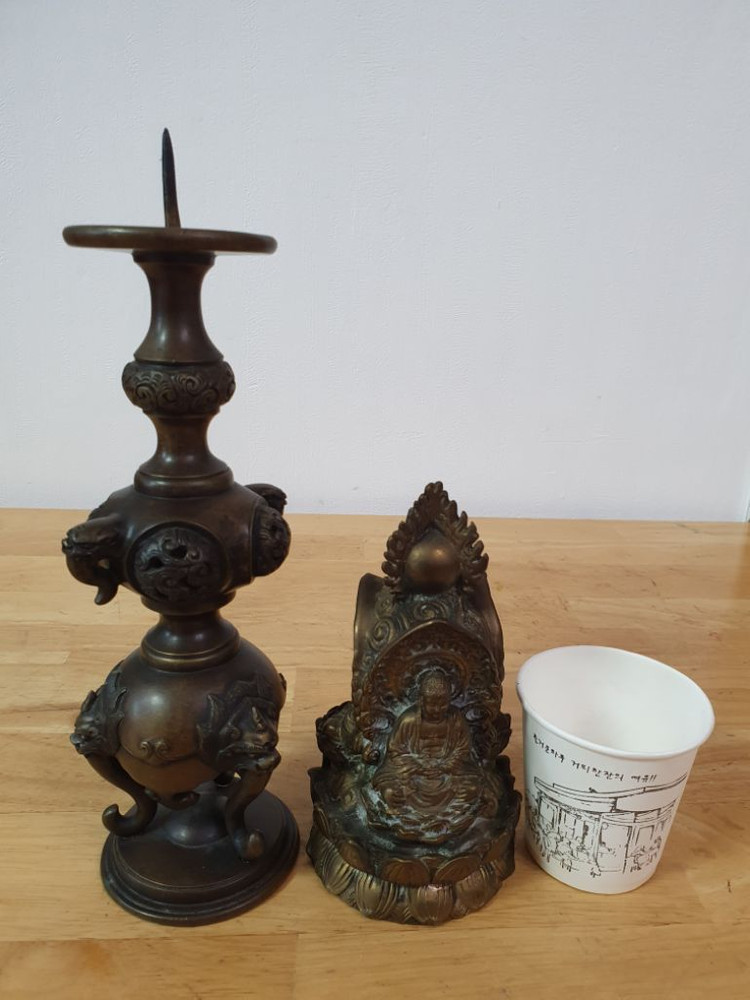 삼존불상&동촛대 이미지