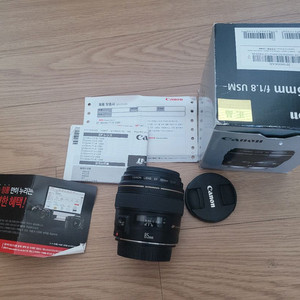 캐논 EF 85mm F1.8 애기 만두 렌즈 이미지