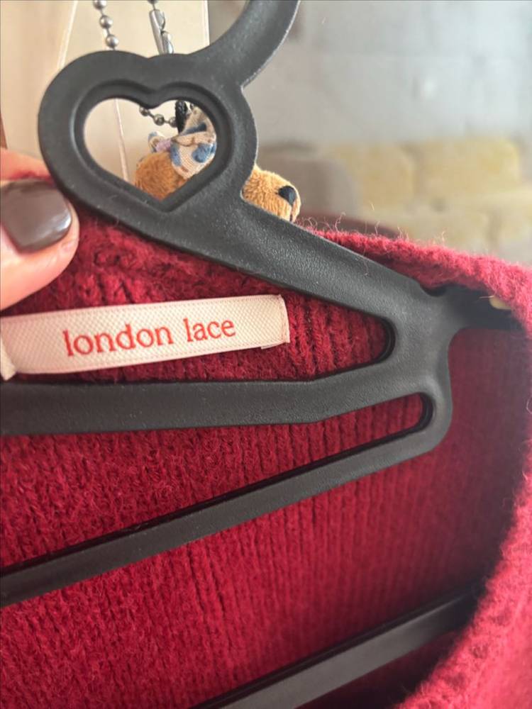 새제품 런던레이스 니트가디건 트위드스커트 셋트 m 이미지