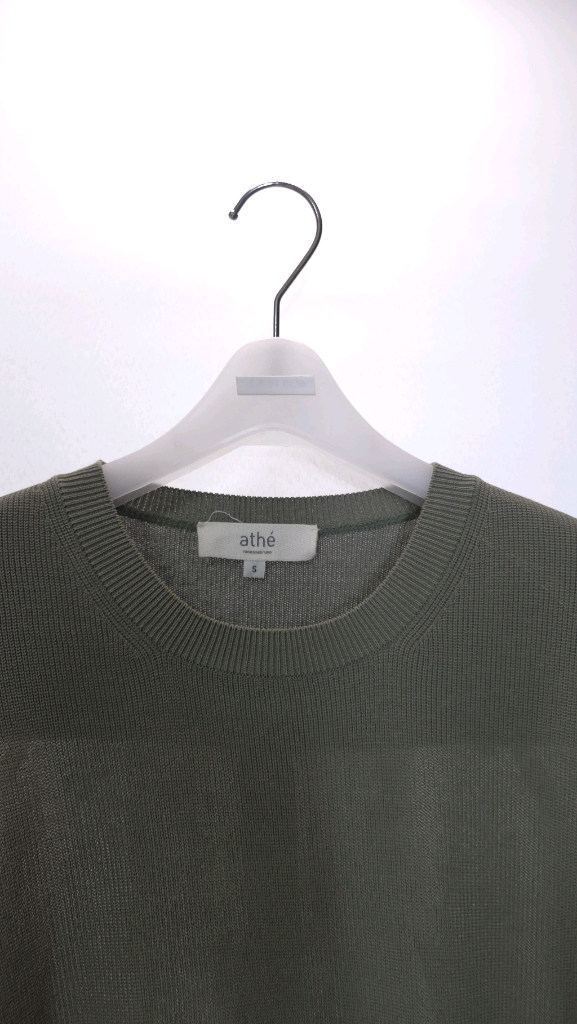 아떼 바네사브루노 실크 블랜딩 플라워 니트 블라우스 F 이미지