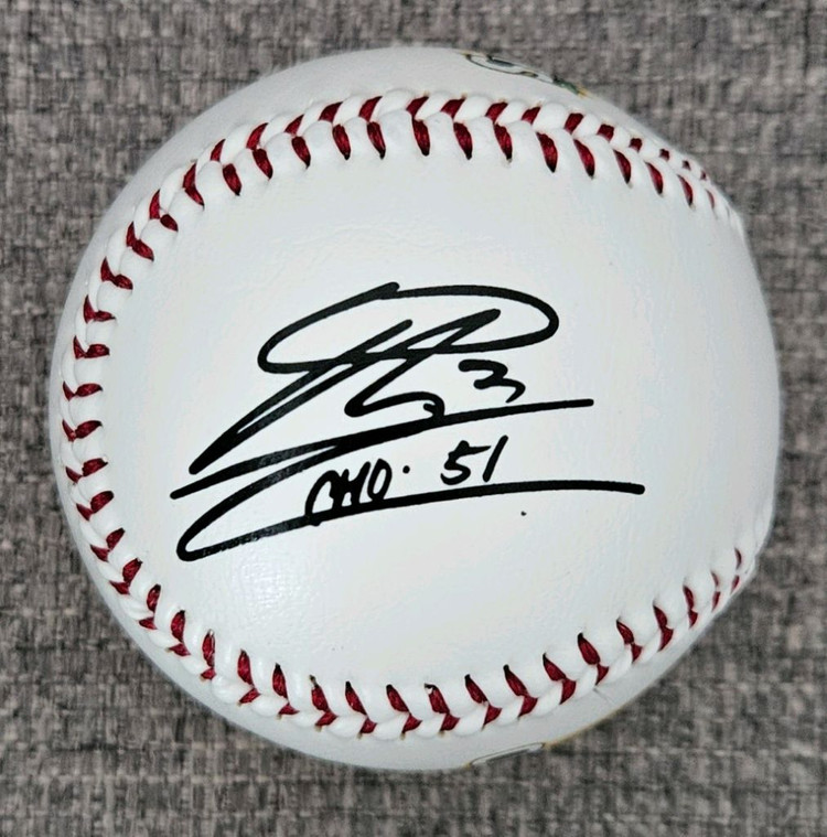 2004년 현대 우승구(MVP 조용준 싸인볼), 야구공 이미지