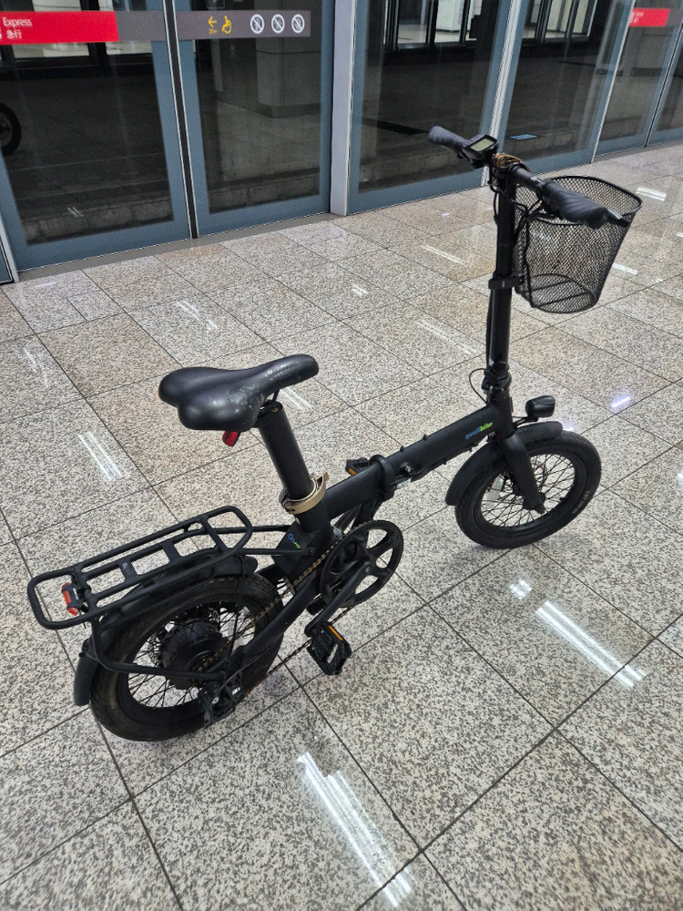 퀀리Q3 미니 전기 자전거 신품급 (파스전용) 판매 이미지