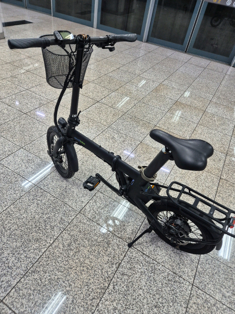 퀀리Q3 미니 전기 자전거 신품급 (파스전용) 판매 이미지