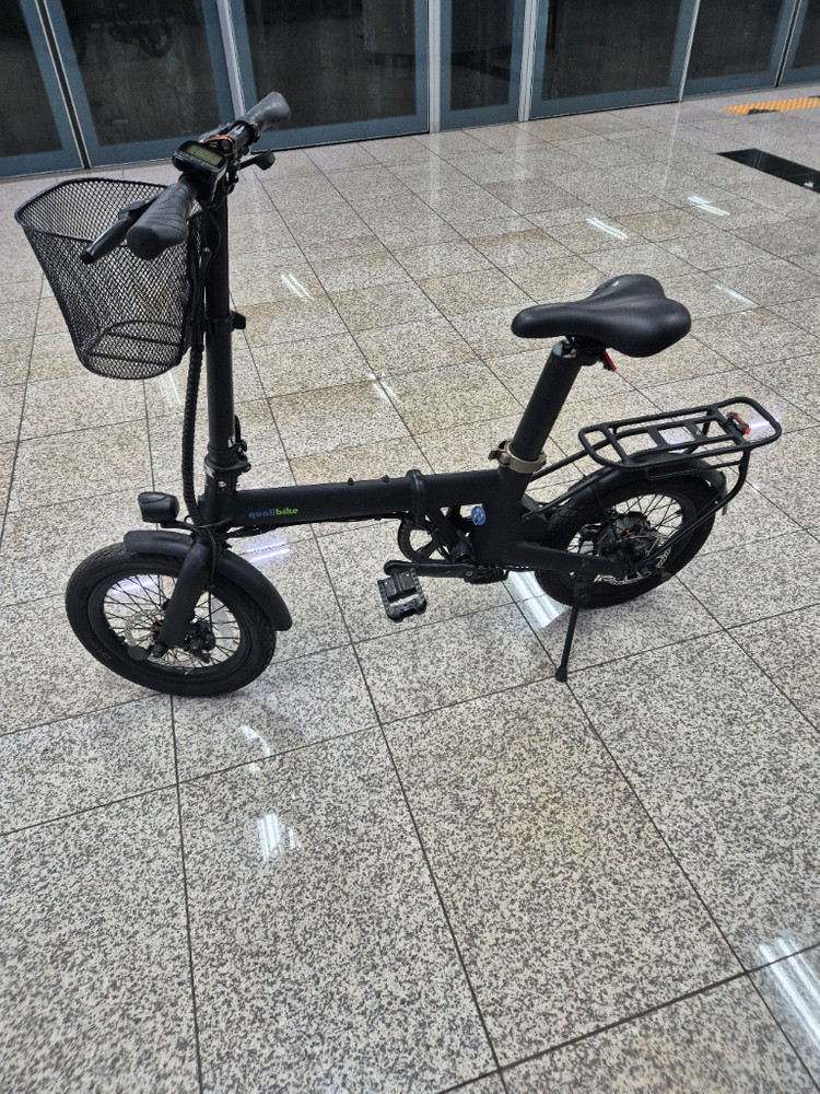 퀀리Q3 미니 전기 자전거 신품급 (파스전용) 판매 이미지