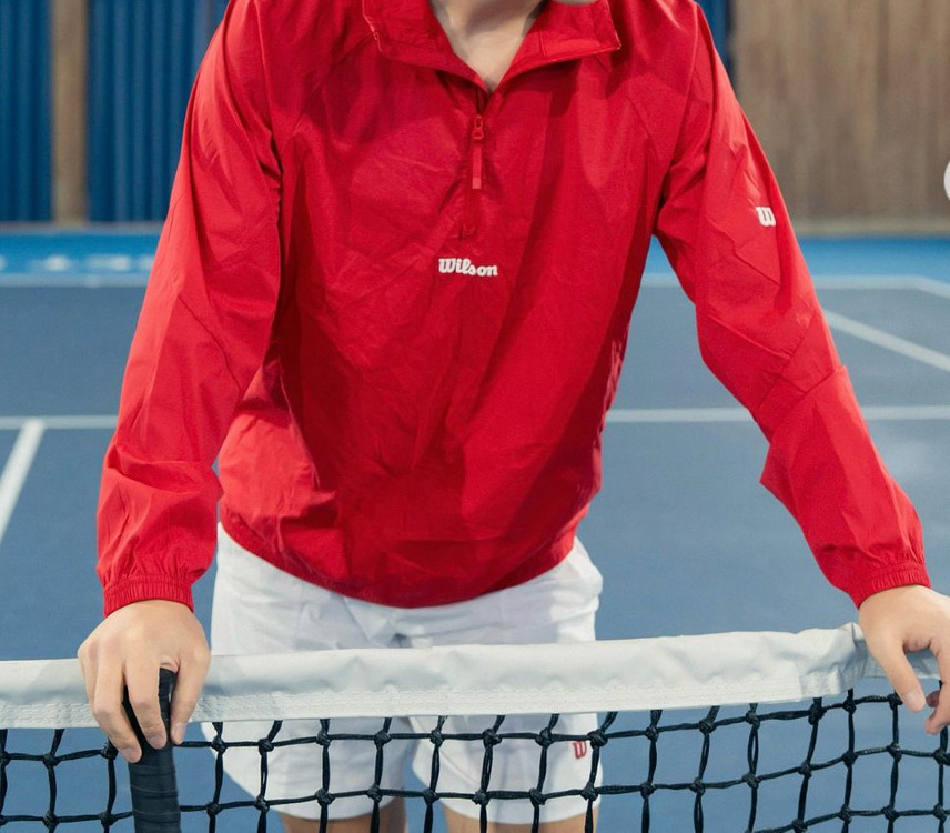 새상품) 윌슨 아노락 바람막이 레드 100 이미지