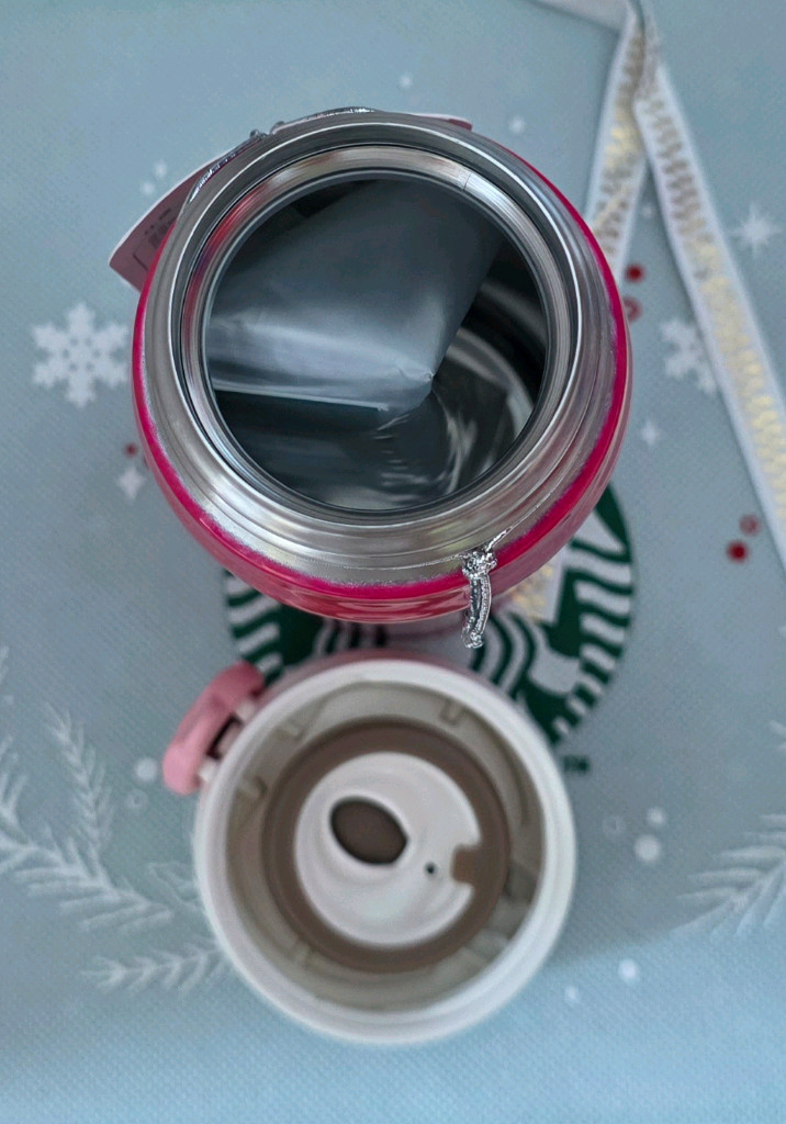 일본 스타벅스 사쿠라 보온병 350ml 이미지