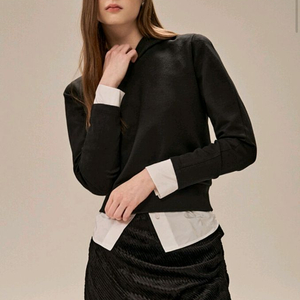 오브제 스트레치 후드 티셔츠 랑방 타임 더캐시미어 마인 이미지