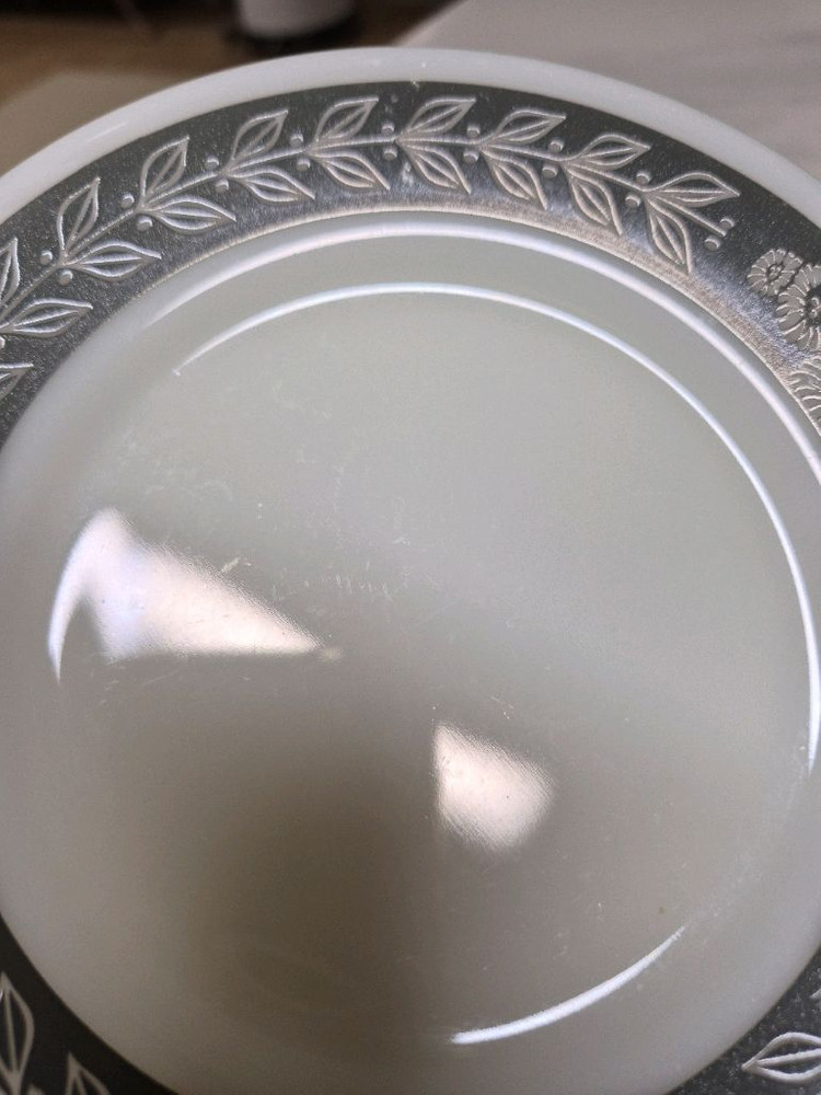 빈티지 파이렉스 라우렐 월계수밴드 접시2p 이미지