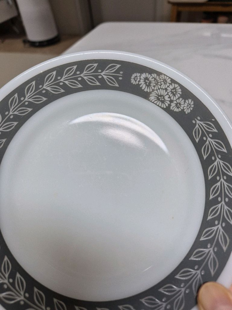 빈티지 파이렉스 라우렐 월계수밴드 접시2p 이미지