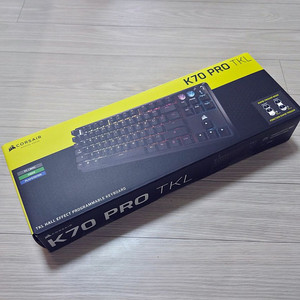 커세어 K70 PRO TKL MGX 래피드트리거 게이밍 기계식 키보드 이미지