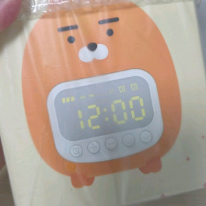 미개봉) 카카오프렌즈 라이언 말랑꾹 무드등 시계 이미지