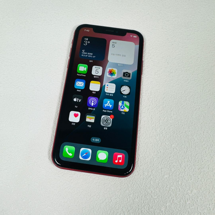 아이폰XR 레드 64기가 이미지