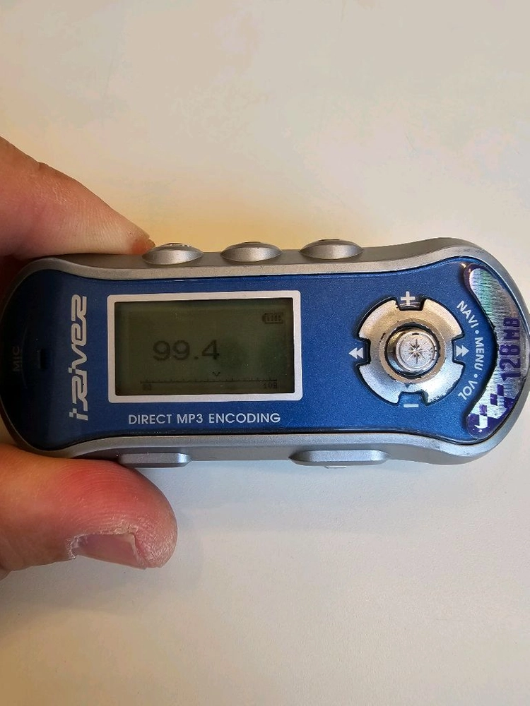 아이리버 MP3 ifp-380t 128mb 플레이어 블루 이미지