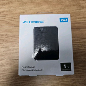 WD ELEMENTS 외장하드 1TB 이미지