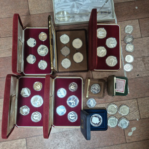 88올림픽 86아시안, 은수저, 은주화 순은 실버 206돈 판매합니다 이미지